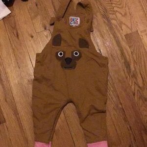Brown bear overalls
